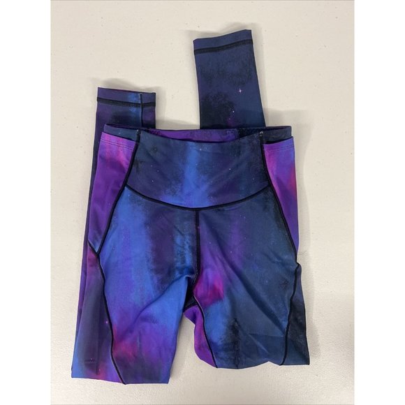 NEW VICTORIA'S SECRET Sweat On Point Legging Purple Aurora Forest Galaxy 2 or 8 - Picture 3 of 5